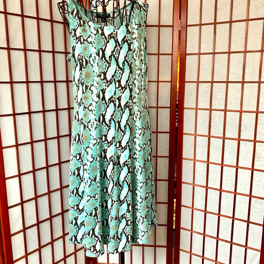 Perceptions New York Stretch Snake Pattern Midi - Picture 2 of 7